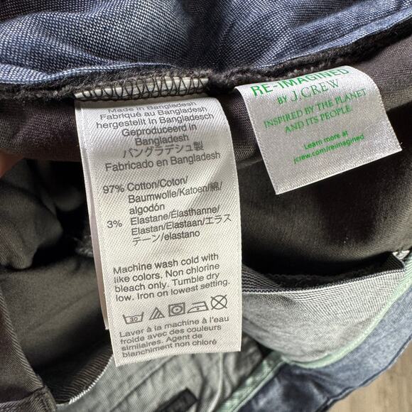 J.Crew 250 Skinny Fit Core Stretch Chino Pants Mens SZ W34 L30 Gray AB613 Twill - Picture 9 of 10